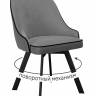 Стул DikLine 266M поворотный, E31 серый, ножки черные