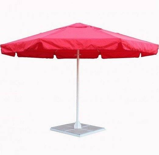 Зонт уличный 3,5М круглый, стальной каркас, с подставкой