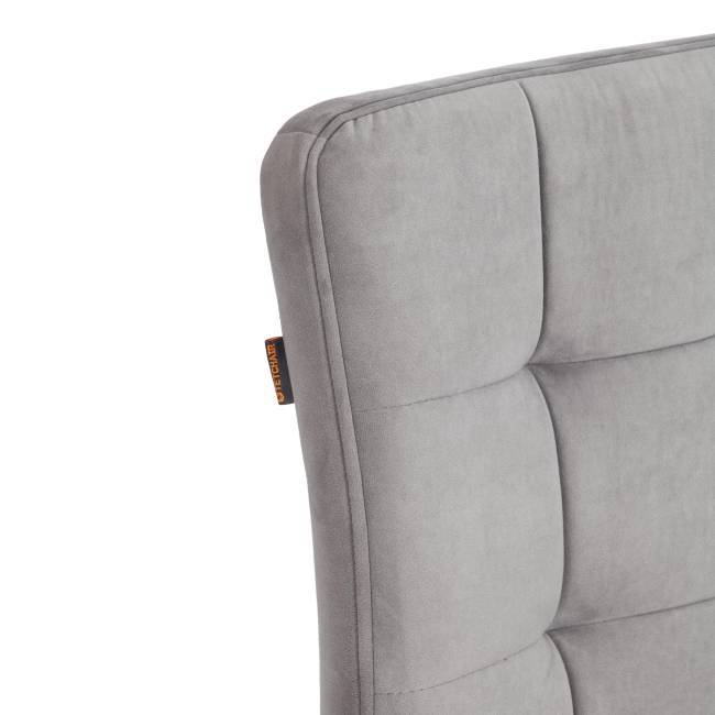 Кресло FIESTA флок , серый, 29 серый флок