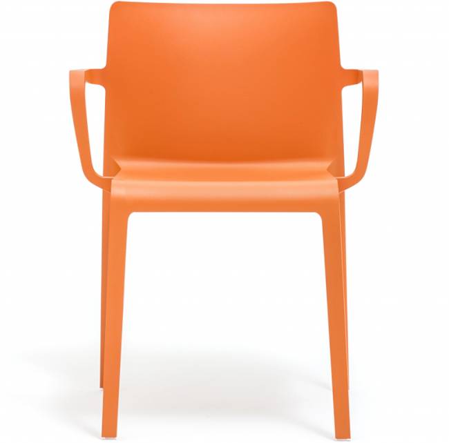 Кресло пластиковое Volt оранжевый 600х525х775 мм Кресло пластиковое Volt оранжевый 600х525х775 мм