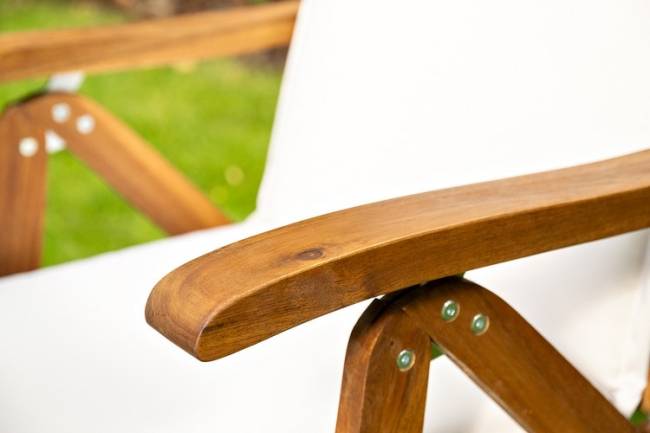 Кофейная группа из акации КARO с высокими стульями  Joygarden