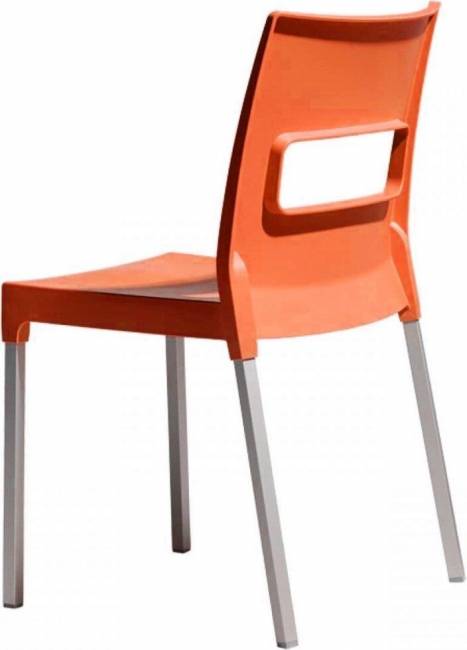 Стул пластиковый Scab Design, Maxi Diva оранжевый