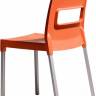 Стул пластиковый Scab Design, Maxi Diva оранжевый