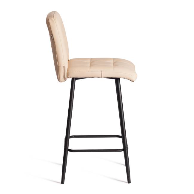 Стул полубарный Medeo/Медео экокожа, бежевый, 42х56х102см бежевый экокожа