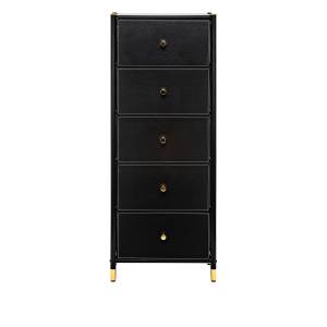 Комод Leset Нирита/Хайди, 5 ящиков, Черный Черный Черный