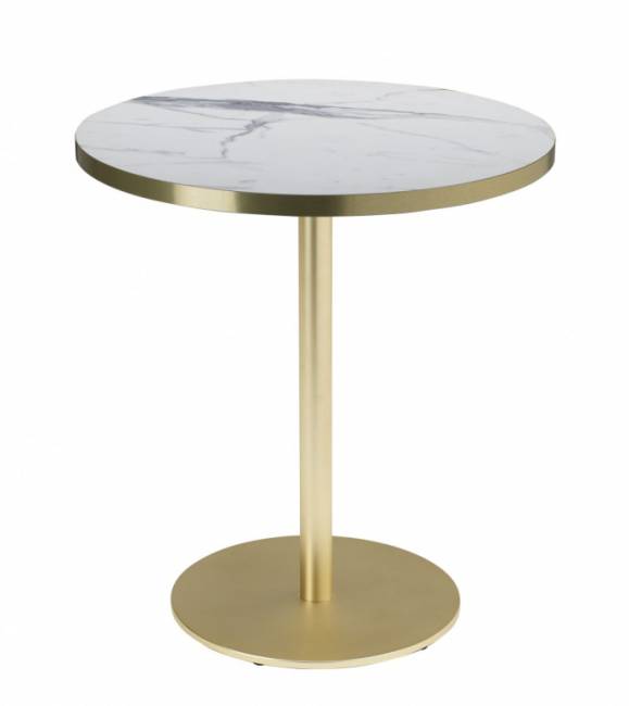 Подстолье металлическое Tiffany сатинированная латунь Ø450х730 мм