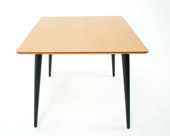 Стол Монте М 90 чёрное дерево/натур