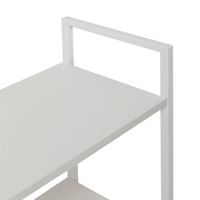 Стеллаж Leset Стилвуд 24 широкий, 4 полки Белый