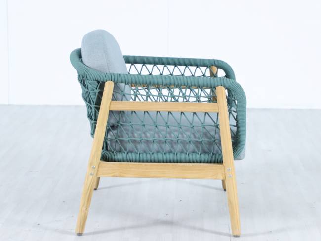 Кресло деревянное с подушками Cambria натуральный, мальмо 71х715х722 мм Кресло деревянное с подушками Cambria натуральный, мальмо 71х715х722 мм