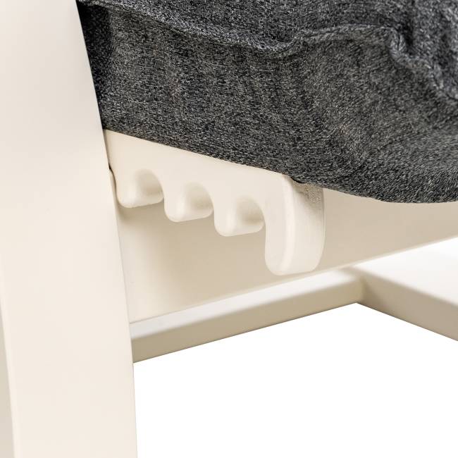 Кресло-трансформер Leset Монако Слоновая кость Malmo 95 (темно-серый)