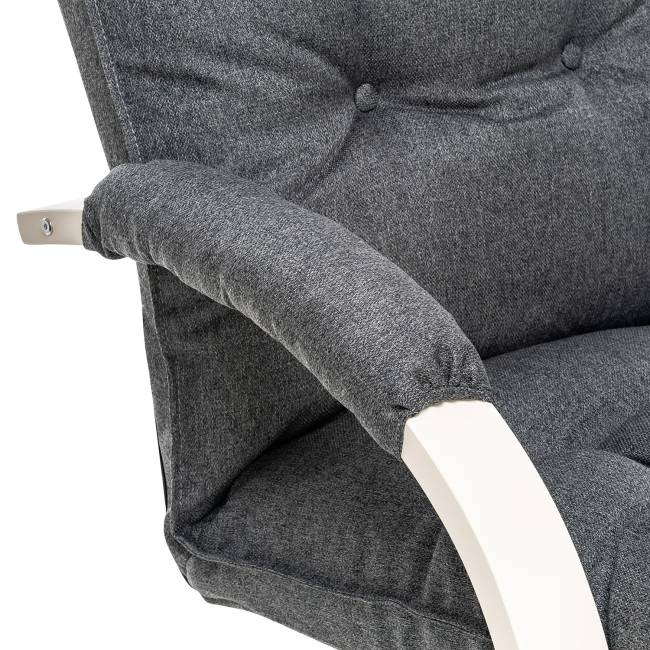 Кресло-трансформер Leset Монако Слоновая кость Malmo 95 (темно-серый)