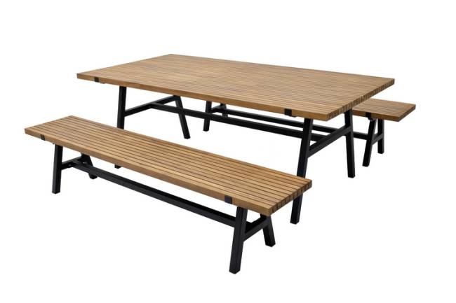 Скамья из алюминия АЛЬТО