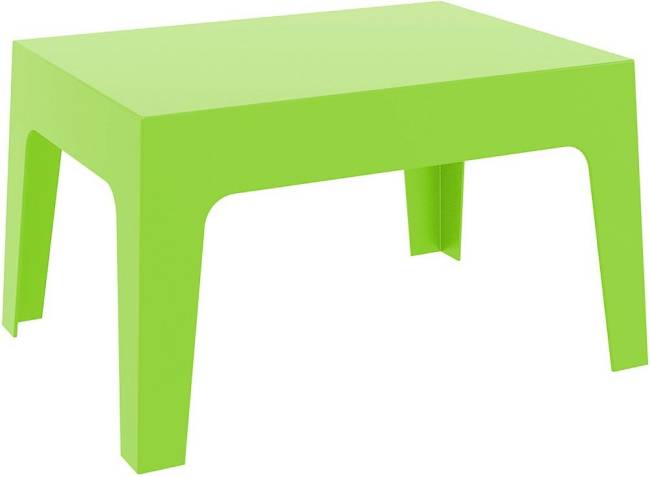 Столик пластиковый журнальный Box Table зеленый 700х500х430 мм