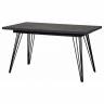 Стол Fusion раздвижной 140-180x90x75см, Уголь, чёрный