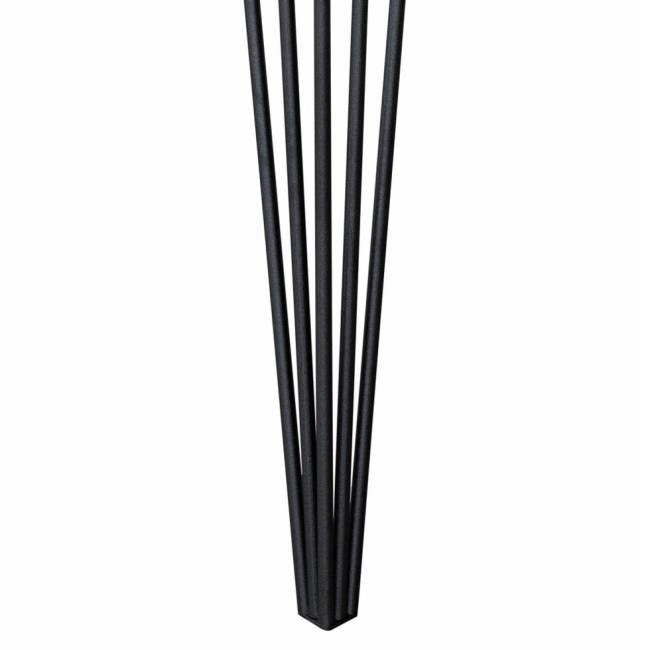 Стол Fusion раздвижной 140-180x90x75см, Уголь, чёрный