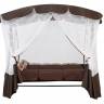 Качели садовые "Элегант Премиум со столиком", шоколад
