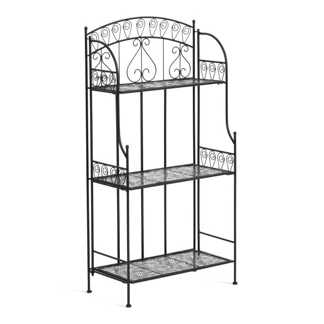 Этажерка Secret de Maison Шарлотта/Charlotte металл, черный, 62х32х117 см черный металл