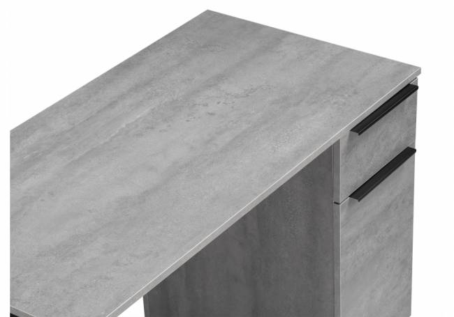 Бэтти Лофт 116х60х75 бетон / черный