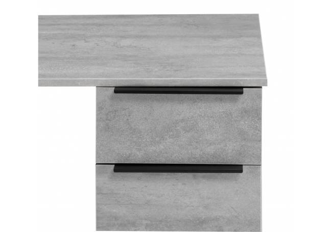 Бэтти Лофт 116х60х75 бетон / черный