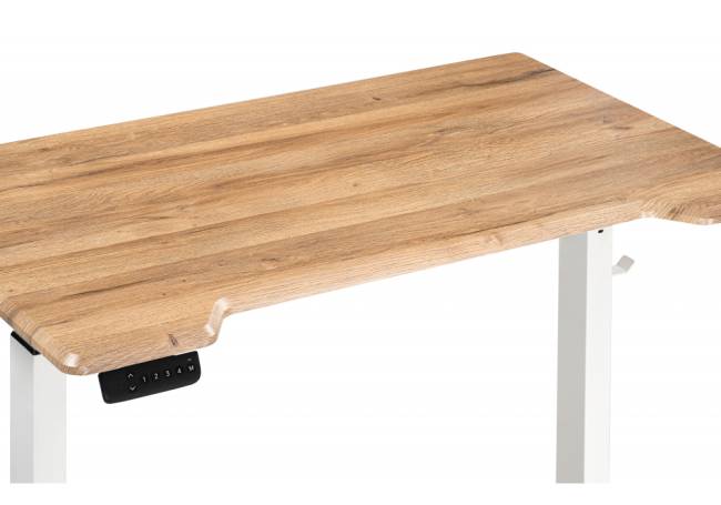 Маркос с механизмом подъема 140х80х75 белый / вотан дуб Маркос с механизмом подъема 140х80х75 белый / вотан дуб