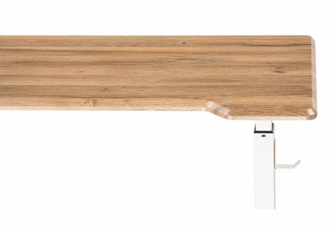 Маркос с механизмом подъема 140х80х75 белый / вотан дуб Маркос с механизмом подъема 140х80х75 белый / вотан дуб