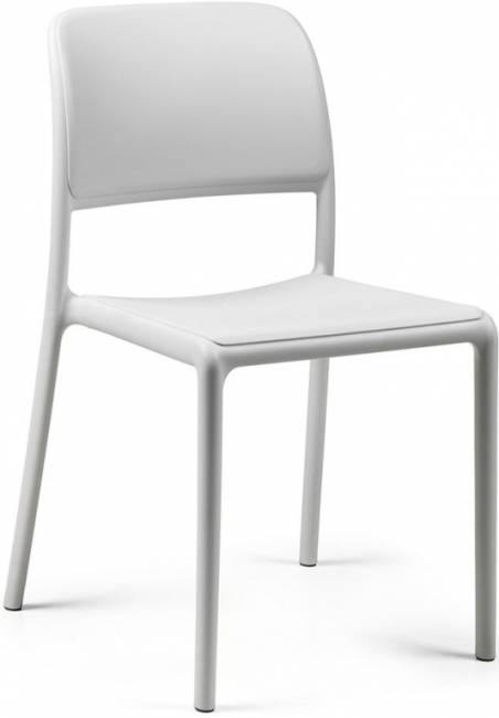 Стул пластиковый Riva Bistrot белый 490х540х830 мм