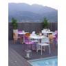 Стул пластиковый Riva Bistrot белый 490х540х830 мм