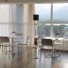 Стул пластиковый Riva Bistrot белый 490х540х830 мм