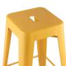 Стул барный TOLIX желтый глянцевый