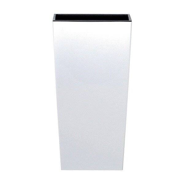 Кашпо для цветов "Prosperplast Urbi Square", белый, 26,6+11л