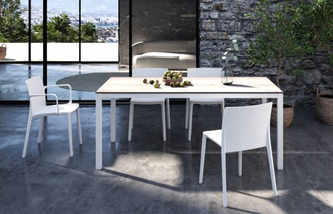 Кресло пластиковое Evo-K белый 570х540х780 мм