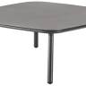 Столик металлический кофейный Venice антрацит 900х900х370 мм