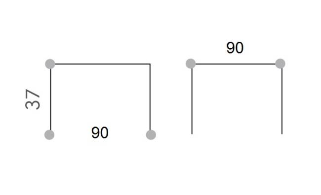 Столик металлический кофейный Venice антрацит 900х900х370 мм