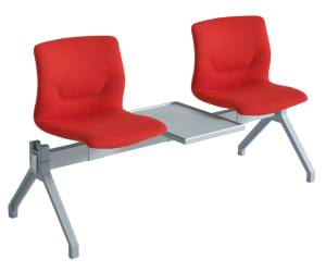 Скамейка с обивкой двухместная Slot PG 1000х550х800 мм