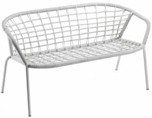 Скамейка плетеная Sanela 1240х565х670 мм