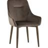 Стул Диана велюр коричневый 4 шт