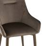 Стул Диана велюр коричневый 4 шт