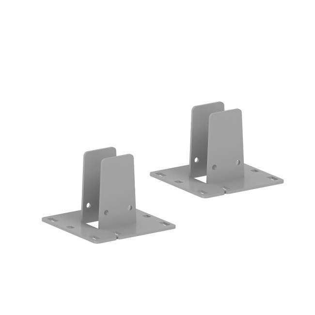 МК.ДЭБ.101.GR / Держатель экрана для бенча (2 внутренних+2 внешних уголка) / цвет: серый