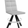 Стул DikLine 230 поворотный B22 GREY, ножки черные