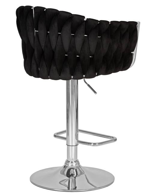 Стул барный DOBRIN MARCEL, черный велюр (MJ9-101)