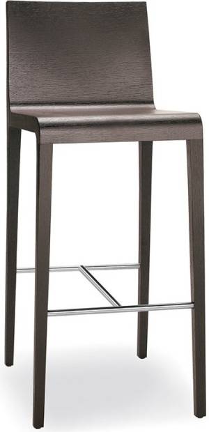 Стул деревянный барный Young венге 410х515х1015 мм