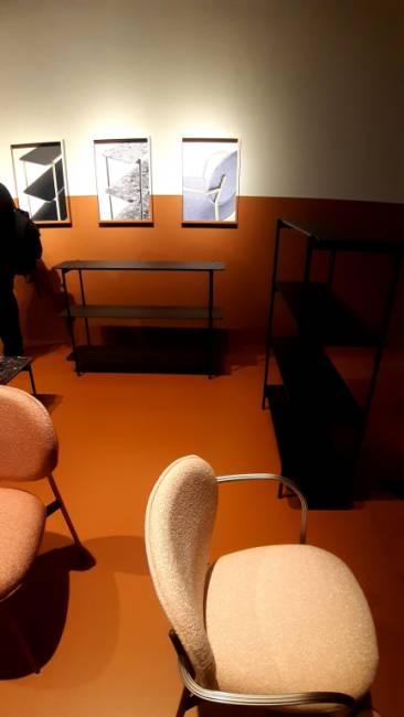 Стеллаж книжный Blume System античная латунь, черный 1290х360х885 мм