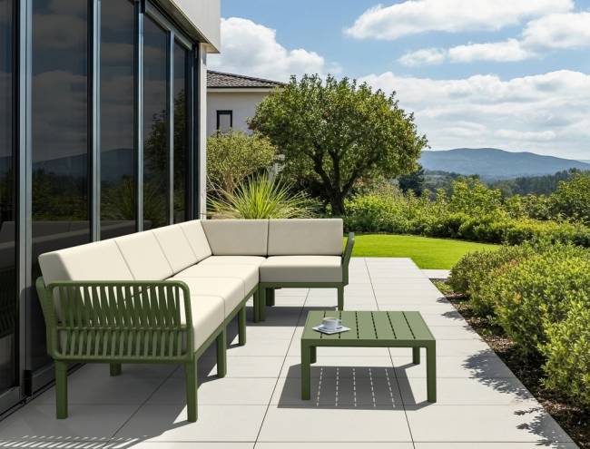 Подушка угловая для спинки дивана Portofino Lounge бежевый 650х350х190 мм