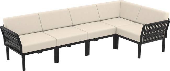 Подушка угловая для спинки дивана Portofino Lounge бежевый 650х350х190 мм