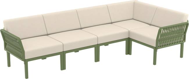 Подушка угловая для спинки дивана Portofino Lounge бежевый 650х350х190 мм