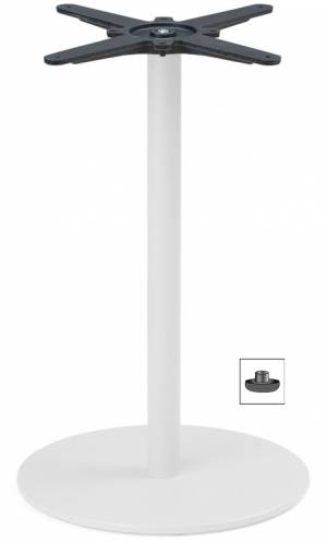 Подстолье металлическое Tiffany белый Ø450х730 мм