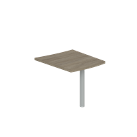 WN.106.DM / Брифинг-приставка 900х1400х750 / цвет: дуб модена, опора табулярная цвет черный