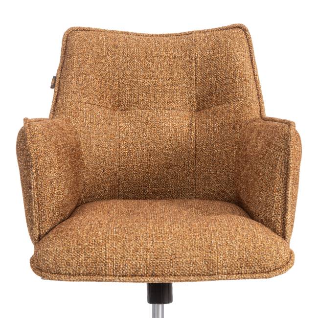 Кресло Lutz/Лутц/Луц хром велюр/букле, VT shape amber VT shape amber велюр/букле