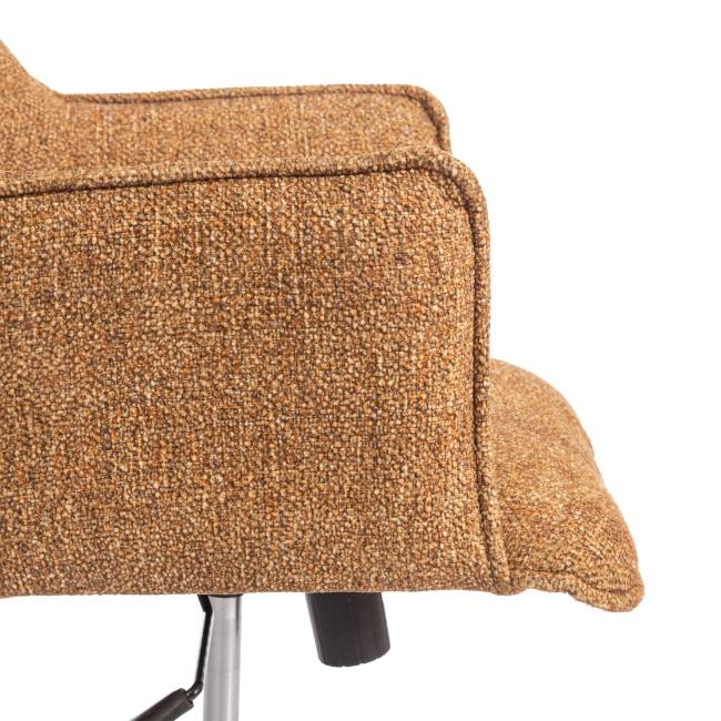 Кресло Lutz/Лутц/Луц хром велюр/букле, VT shape amber VT shape amber велюр/букле