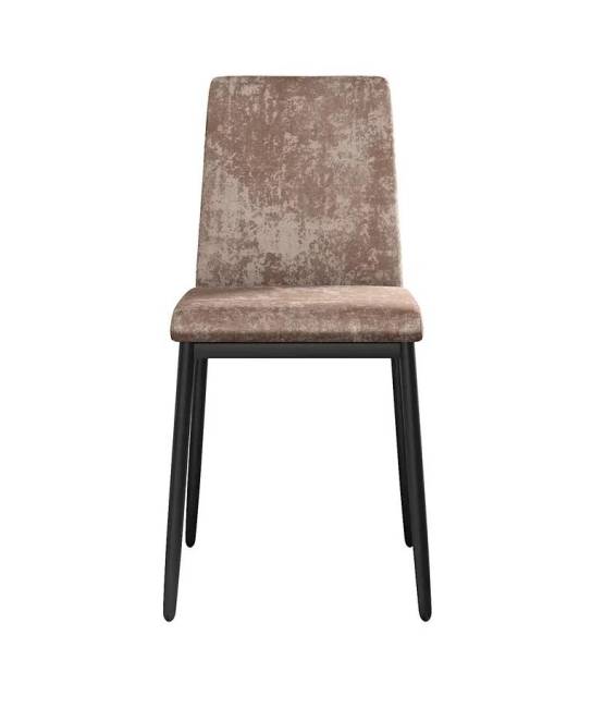 Стул DikLine 270 M05 шоколад, ножки черные